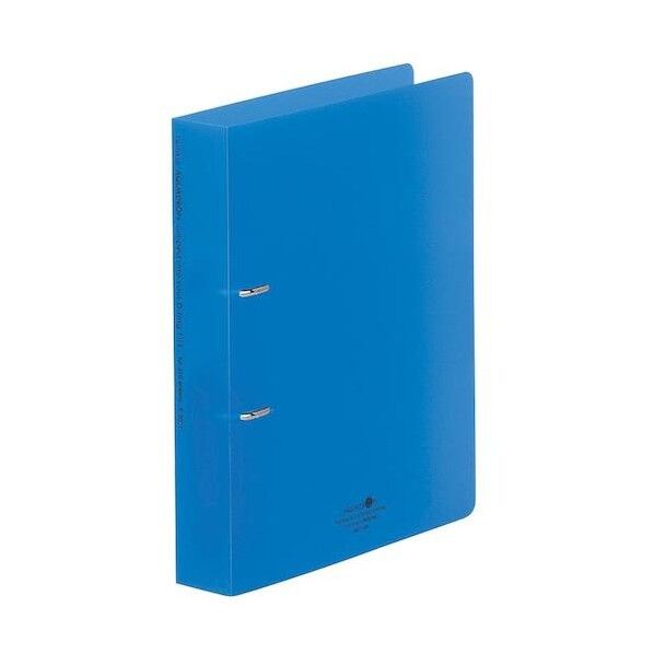 AQUA DROPs D型リングファイル(ツイストリング) 青 260×49×306mm F5021-8 1点