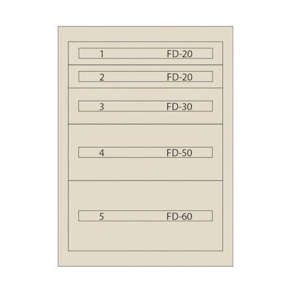 ファインキャビネット(塗装色:アイボリー) FC-180G-IV 1点