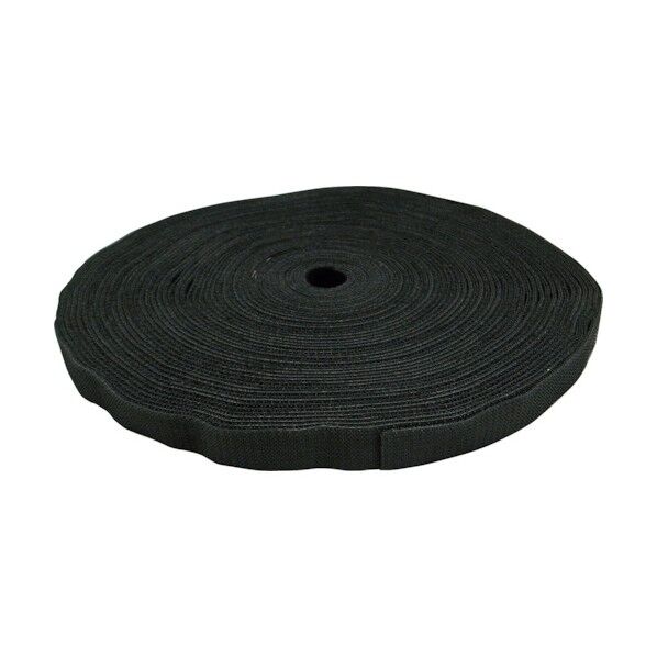 両面マジックテープ(簡単結束) 黒 20mmX25m 1巻