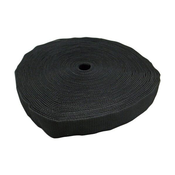 両面マジックテープ(簡単結束) 黒 50mmX25m 1巻