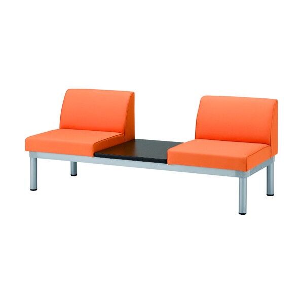 ロビーチェア 背付き MBC-3T-LBU2 1点