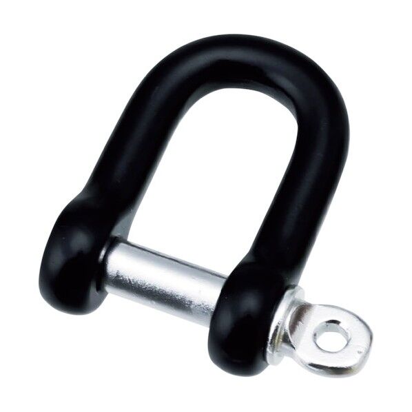 アルミシャックル(ブラック) 呼び6mm A-2525 1点