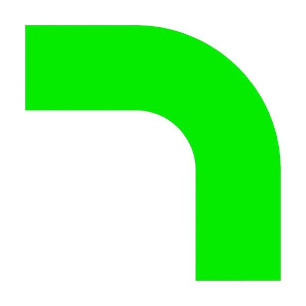 ベルデビバコーナーテープ 緑 2枚×5シート入 VHT-CORNER-GN 10枚