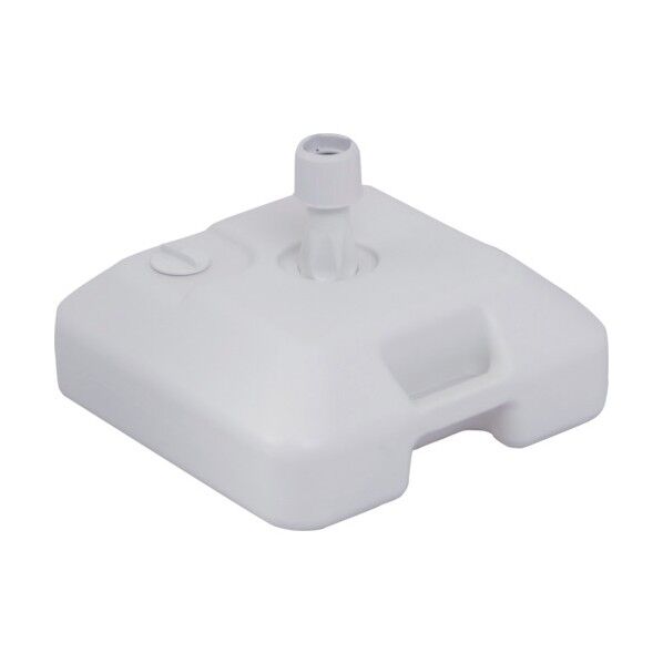 のぼり立て台(注水型)ノボリ用ポール台Q型 430角×280mm 255122 1個