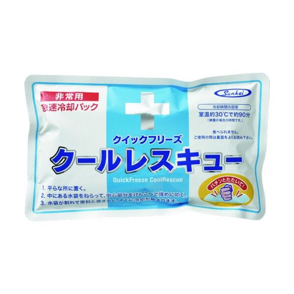 日本緑十字社 熱中症予防対策商品 クイックフリーズクールレスキュー 375474 6個...
