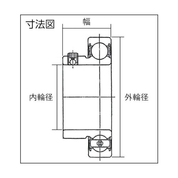 ユニット用玉軸受 ASS形(円筒穴形、止めねじ式)