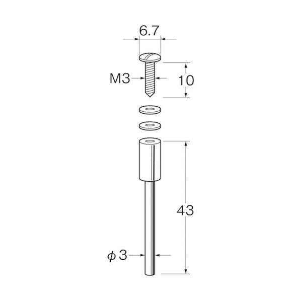 マンドレール M1601 5本