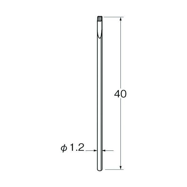超硬タガネ彫刻用Q6071 Q6071 1本