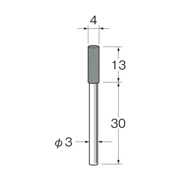 軸付ラビン砥石(一般用)R4312粒度(#):120 R4312 10本