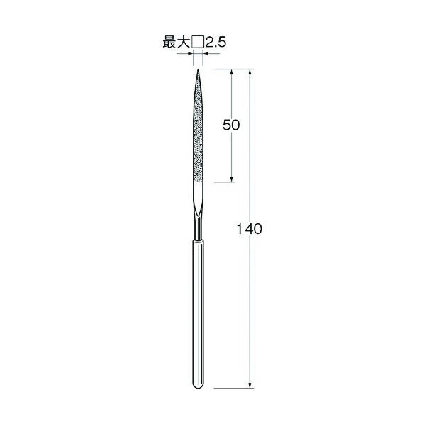 電着ダイヤモンドヤスリX0105 X0105 1本
