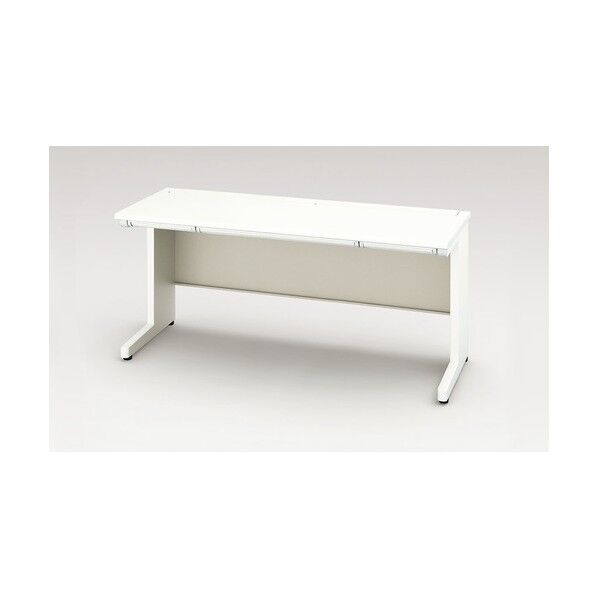 平デスク XEHH166F-WH 1点