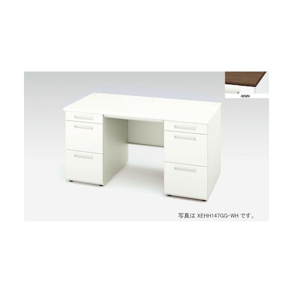 両袖デスク XEHH167GG-WWN 1点
