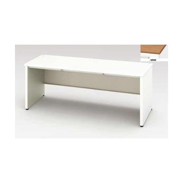 平デスク (パネル脚タイプ) XEHH187FP-WMW 1点
