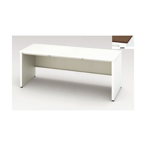 平デスク (パネル脚タイプ) XEHH187FP-WWN 1点