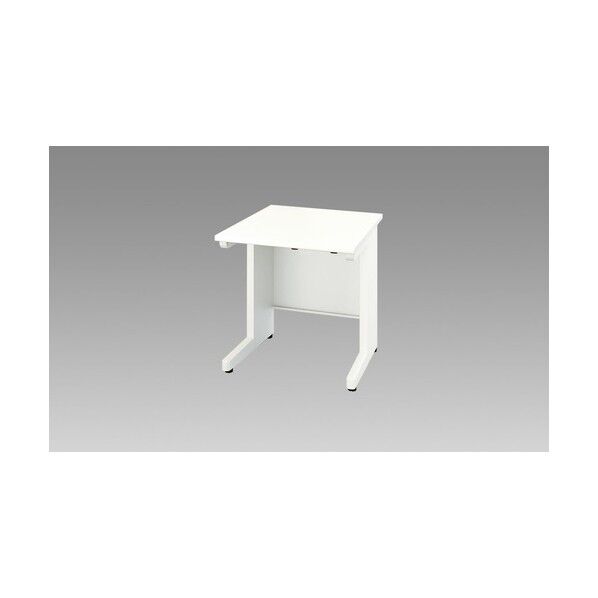 平デスク(引出し無し) XED077FDN-WH 1点