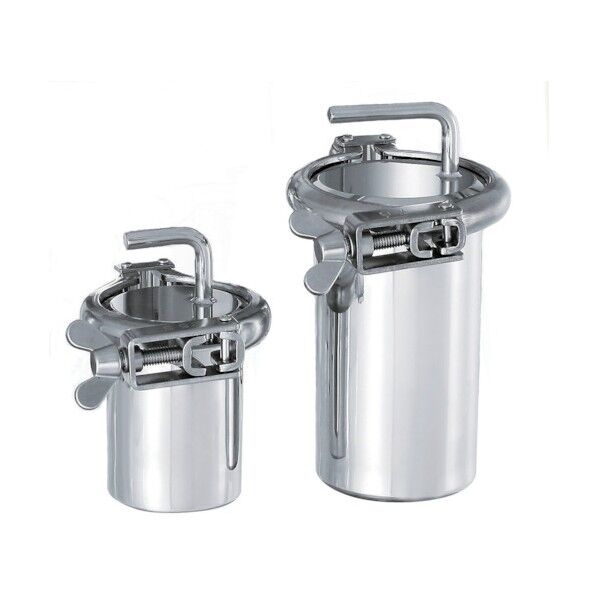 ステンレスヘルール式SUS316Lボトル0.2L PSO-0.2 1