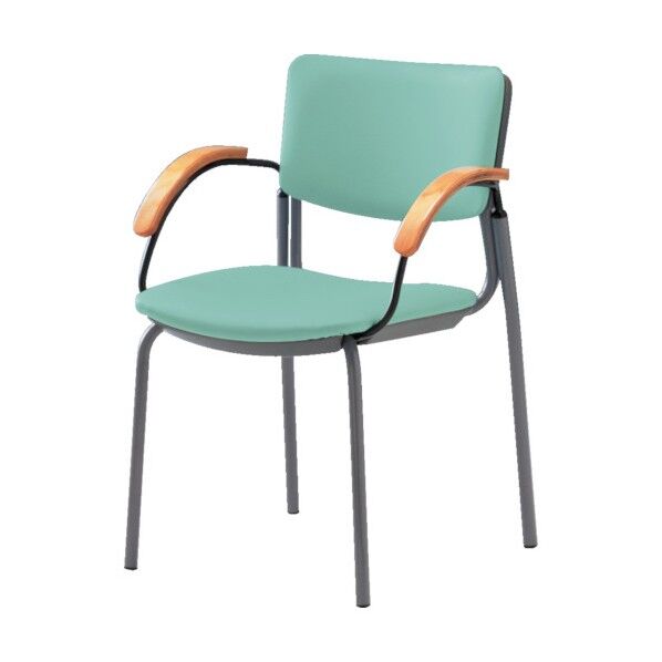 会議用チェアー 座:布張り E218FB-BL 1点