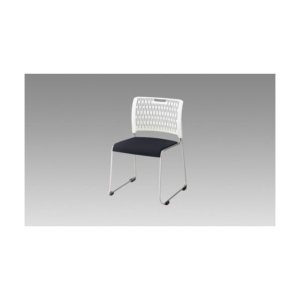 会議用チェアー E415F-3-BK 1点