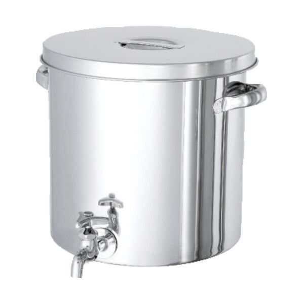 ストレート貯蔵用タンク(SUS304) 蛇口付