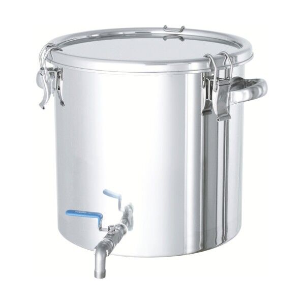 ストレート密閉タンク(キャッチクリップ式) バルブ付