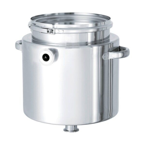 ステンレスタンクホッパー型バンド式ジャケット容器