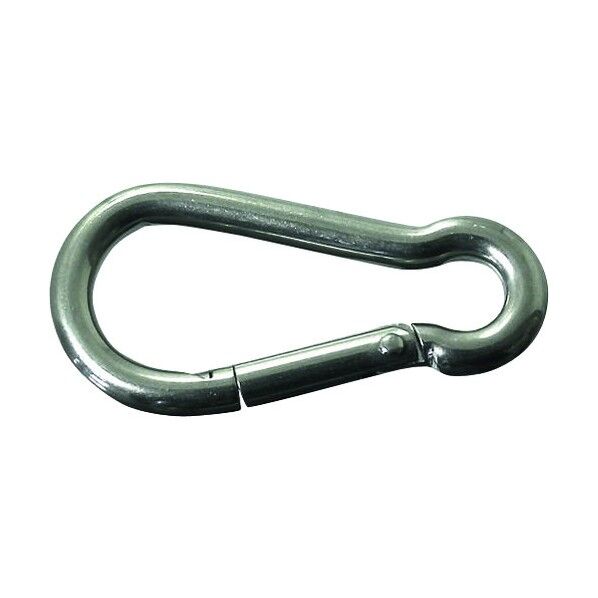 ステン スプリングフック 8mm 参考使用荷重80kg SAH80 ばね座金(スプリングワッシャー) 1個