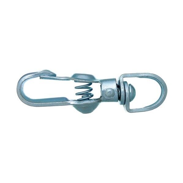 鉄 ユニクロ バネスナップ 82mm 参考使用荷重15kg ISS85 1個