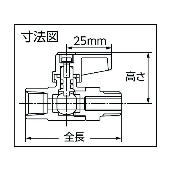 ボールバルブ フリーボール M2型 (黄銅) Rcねじ×Rねじ