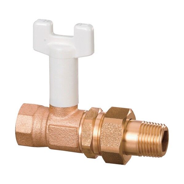 ボールバルブBS6型(青銅) Rcねじ×Rねじ(ユニオン式)