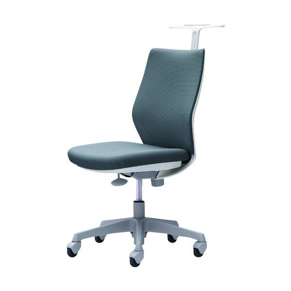 CG-M 肘無 背パッド ハンガー有 ホワイトボディ ゴムキャスター グレー CG18XR FM37 1点