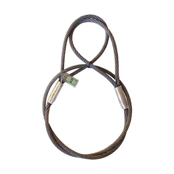 JIS玉掛 6×24 O/O ヒゲなしロック 10mm 3m 4U-1030 1点