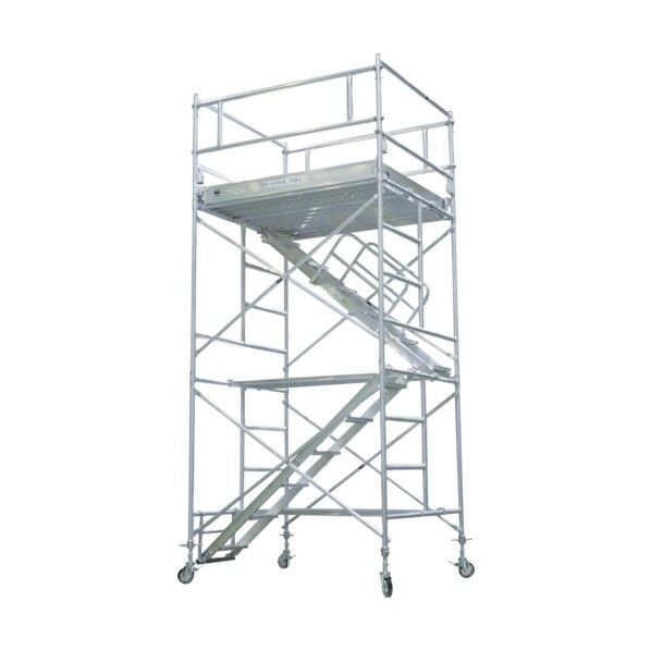 ※法人専用品※ピカ 【車上渡し】ピカ アルミパイプ製移動式足場ARA-A型内階段仕様 1段 ARA-1UA 1点...