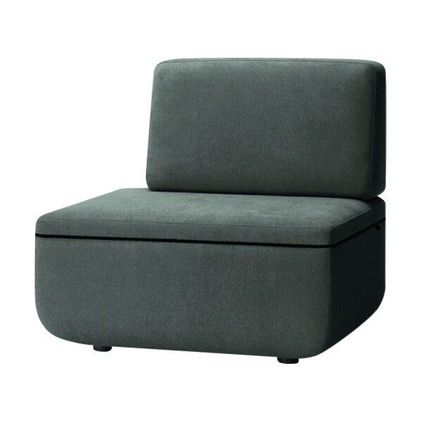 ※法人専用品※プラス 51485)WFソファ 1人掛ワイドR LS-WFS14RS CDG 1点