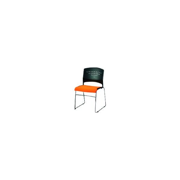 プラス 851454)会議イス GK-C10R オレンジ GK-C10R OR 1点