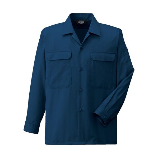 開襟長袖シャツA-6658