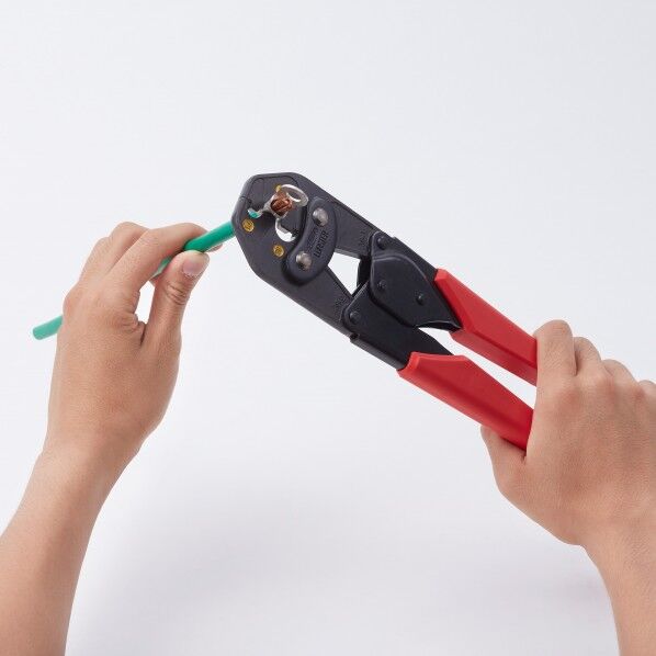 エビ印 圧着工具 使用範囲14･22･38 335mm AK38A 1点