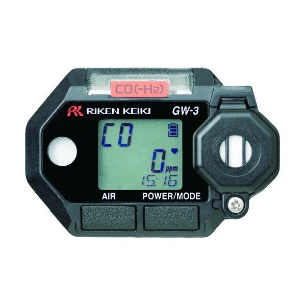 ポータブルガスモニター 検知対象ガス:検知対象ガス:一酸化炭素(水素干渉低減) GW-3(C-) 1点
