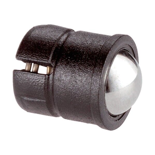 スプリングプランジャ 平滑タイプ カラー付 樹脂ステンレス鋼