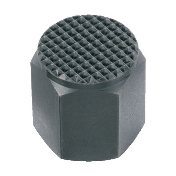 レストボタン メネジ付、セレーション面