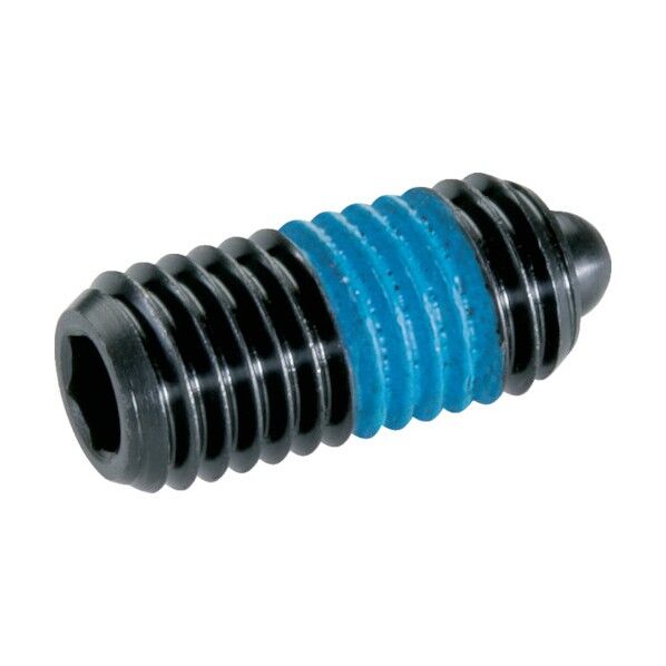 スプリングプランジャ スラストピン、六角穴付 インチ ステン