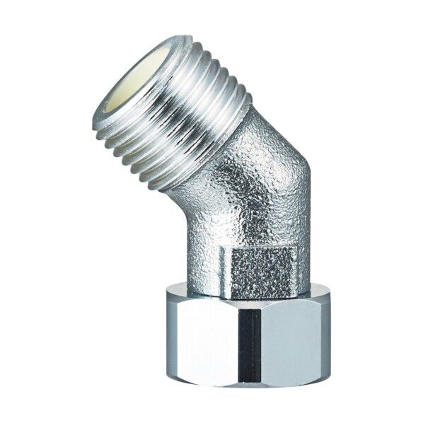 片ナット付45°エルボ