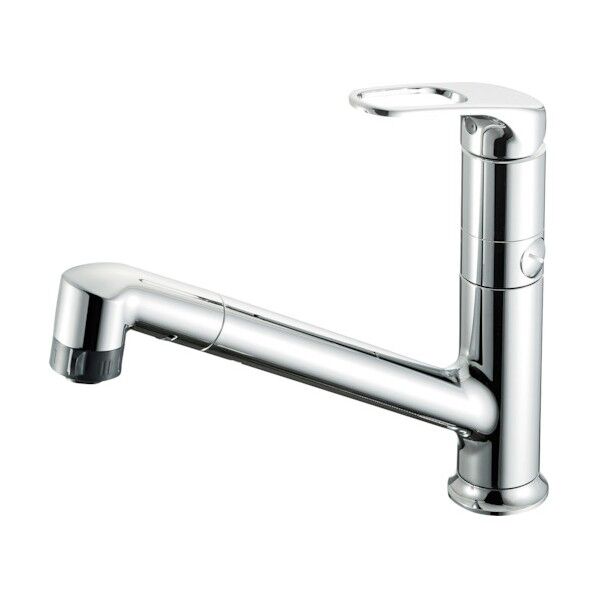 シングルワンホールスプレー分岐混合栓 シルバー 28 x 4.5 x 28.8 cm K87101EBJV-13 1個