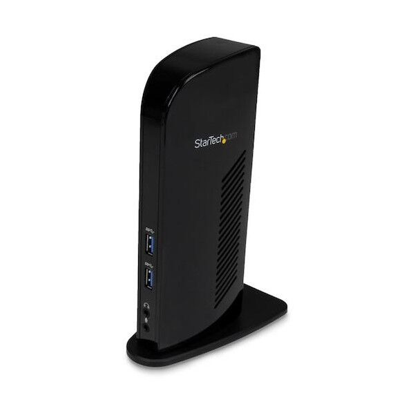 STARTEC.COM社 ドック/USB-A/2画面/HDMI & DVI/VGA/6x USB/LAN/AUX/縦型 USB3SDOCKHD 1個