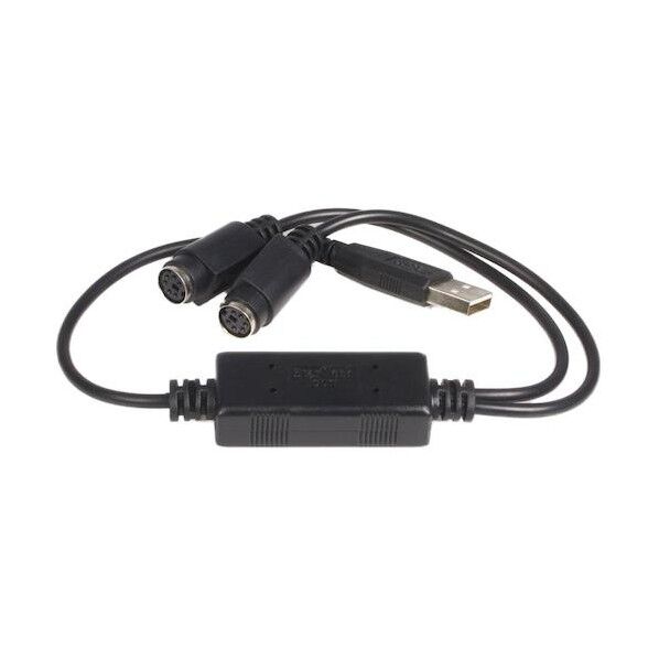 STARTEC.COM社 PS/2変換アダプター/PS/2キーボード&マウス対応/USB-A - PS/2 USBPS2PC 1個