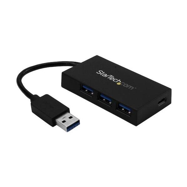 USBハブ/USB 3.0/3ポート Type-A + 1ポート Type-C/バスパワー/ノートパソコン用/ポータブル HB30A3A1CFB 1個