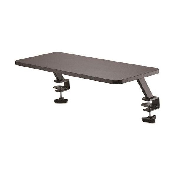 パソコンモニター台/34インチモニター/クランプ式/耐荷重20kg/机上卓上デスクトップディスプレイスタンド ブラック 長さ650mm×幅260mm×高さ145mm MNRISERCLMP 1台