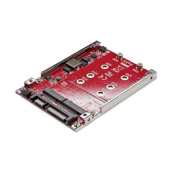 HDDコンバーター/2x M.2 - SATA/2.5インチドライブベイ対応/RAID S322M225R 1個