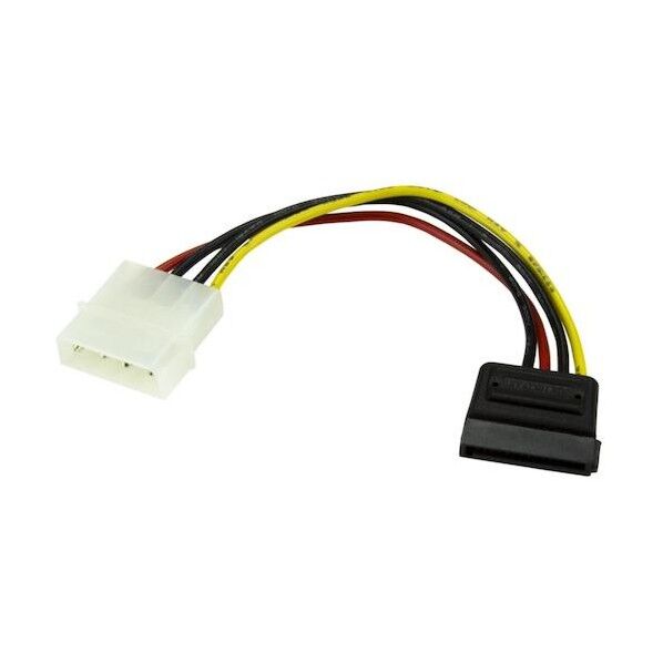 PC電源ケーブル/LP4 - SATA変換/15cm/4-15ピン/オス・メス SATAPOWADAP 1本