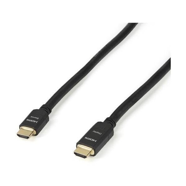 HDMI1.4ケーブル/4K30Hz/アクティブ/CL2/オス・オス ブラック 長さ30m×幅11.7mm×高さ19.8mm HDMM30MA 1本