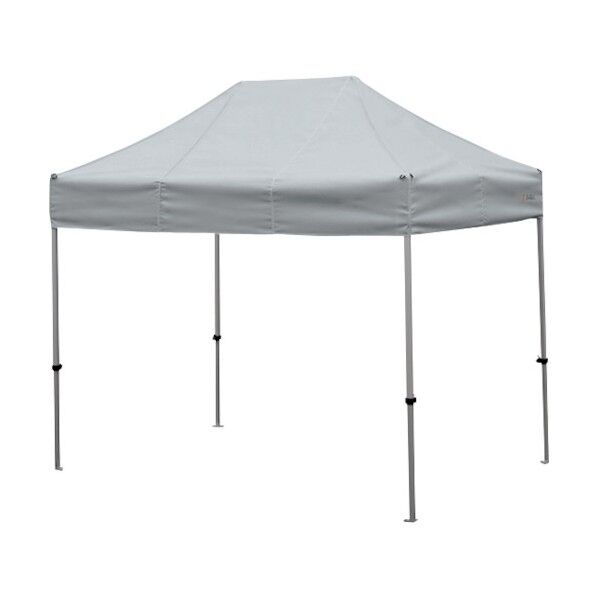 かんたんてんと 1.8m×2.7mスチール&アルミ複合フレーム グレー KA/1.5W-GY 1点